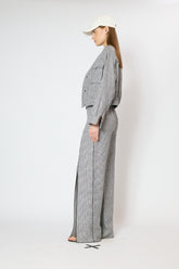 LIGHTWEIGHT LINEN BOMBER